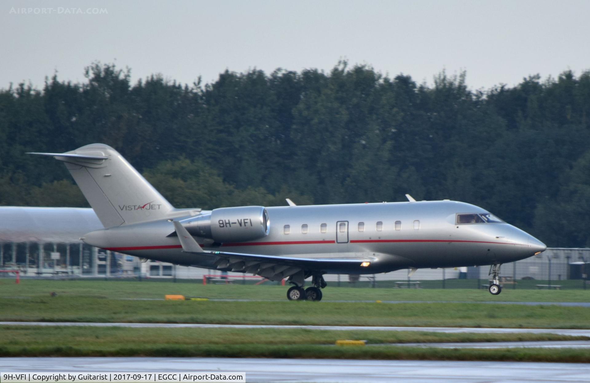 9H-VFI, 2015 Bombardier Challenger 605 (CL-600-2B16) C/N 5984, At Manchester