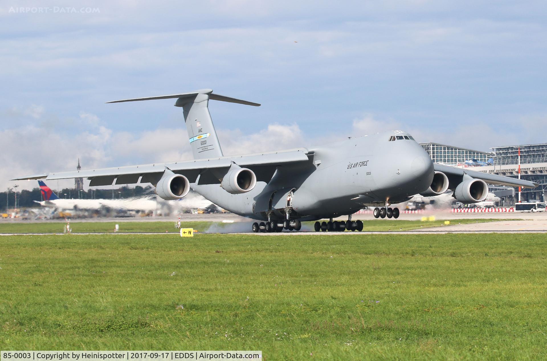 85-0003, 1985 Lockheed C-5M Super Galaxy C/N 500-0089, 85-0003 (RCH657) at Stuttgart Airport.