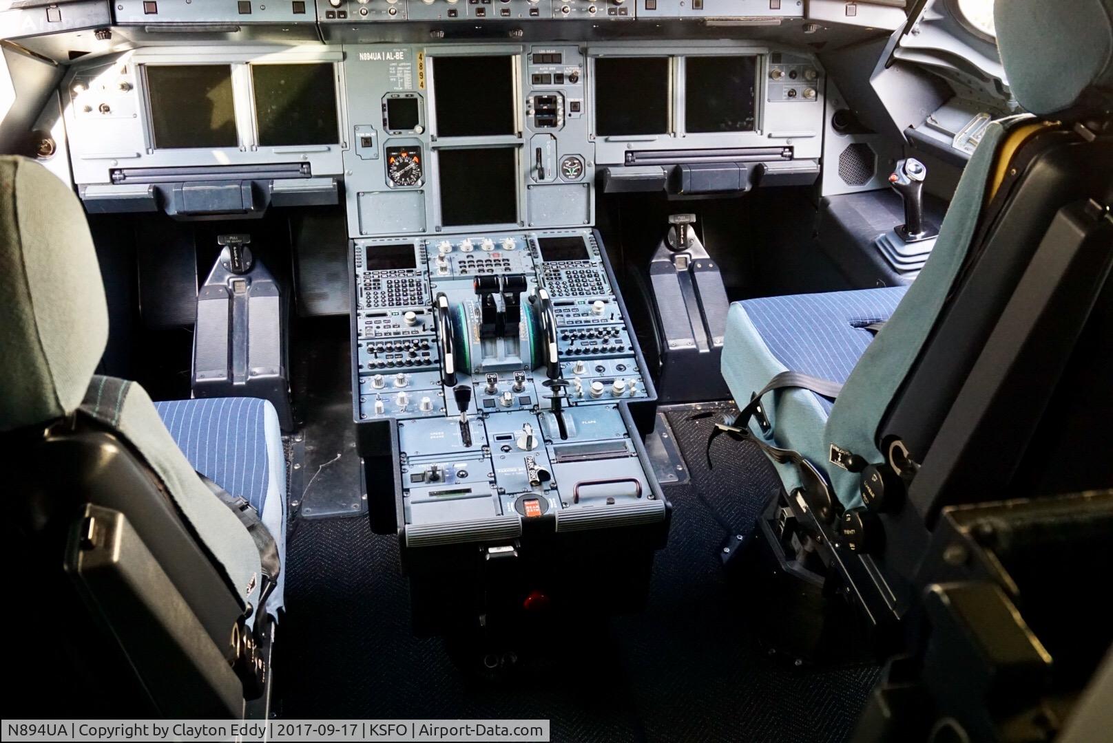N894UA, 2006 Airbus A319-132 C/N 2969, SFO 2017.