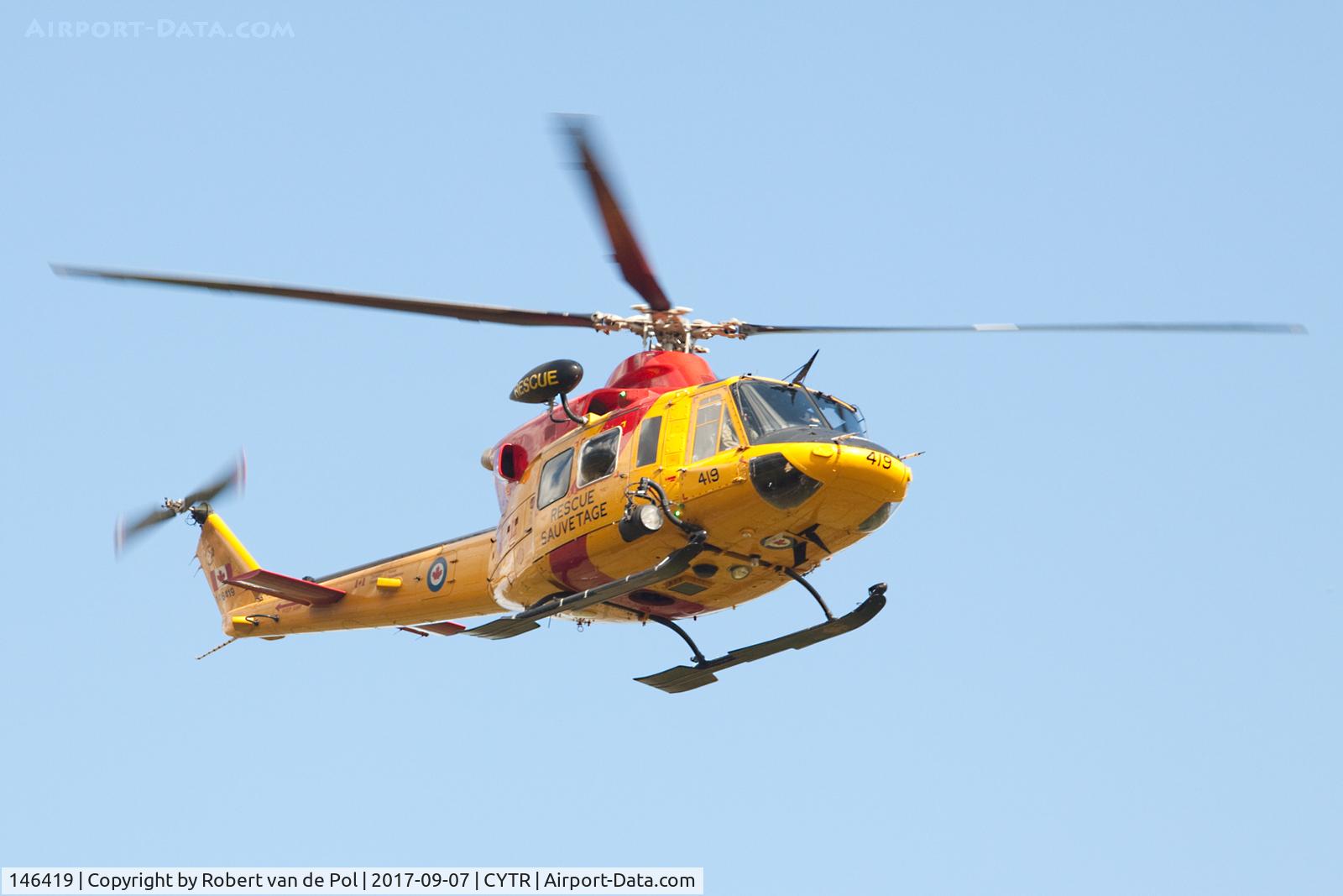 146419, Bell CH-146 Griffon C/N 46419, 2017-09-07 CYTR CH-146 146419 424 Sq