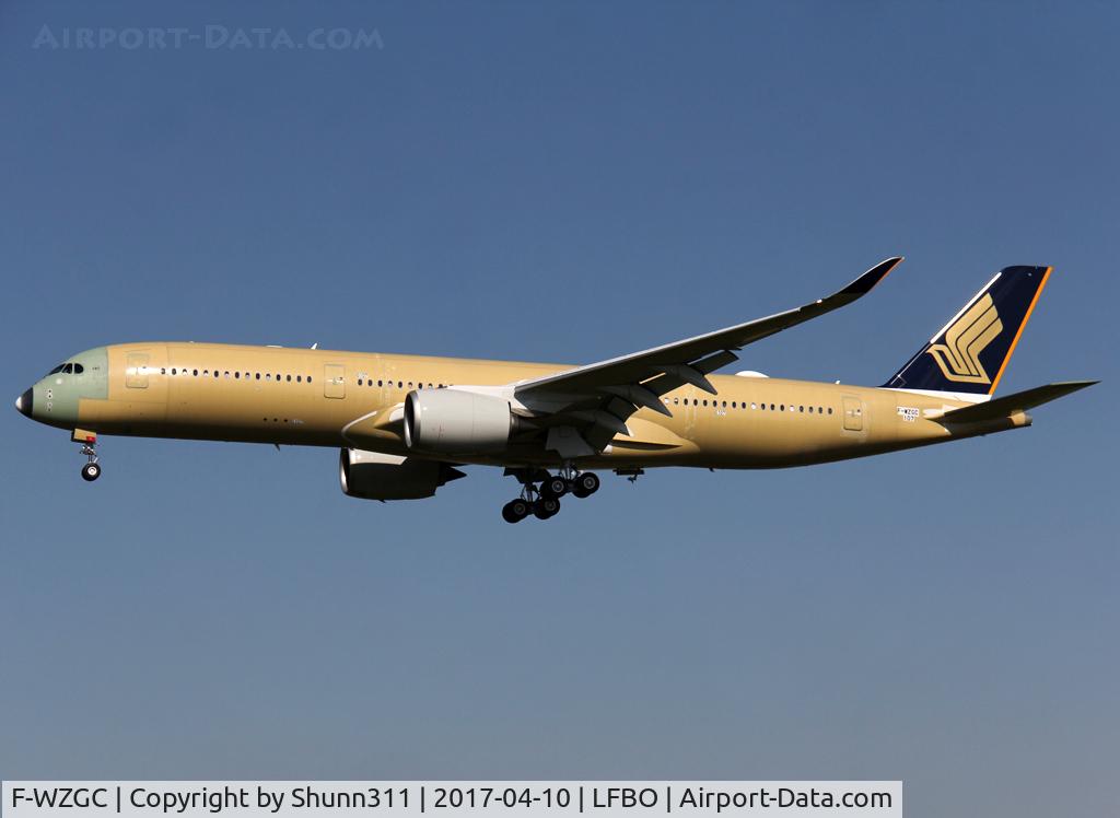 F-WZGC, 2017 Airbus A350-941 C/N 107, C/n 0107 - For Singapore Airlines