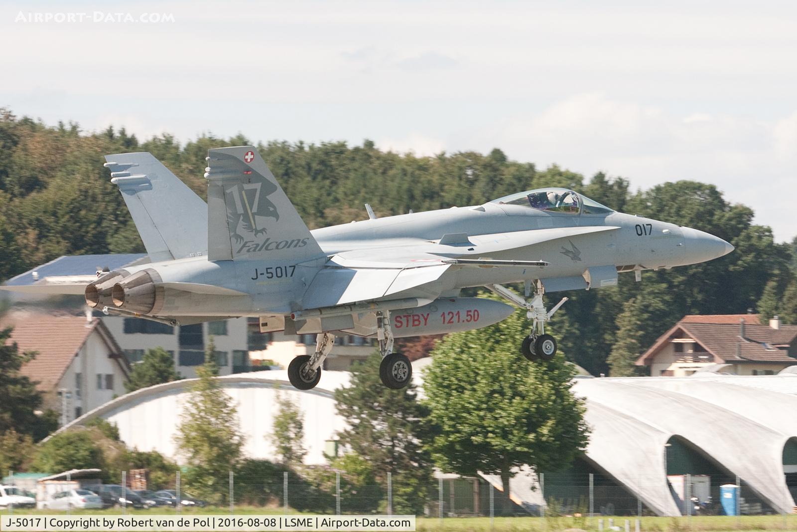 J-5017, McDonnell Douglas F/A-18C Hornet C/N 1365/SFC017, 2016-8-12 LSME F/A-18C J-5017