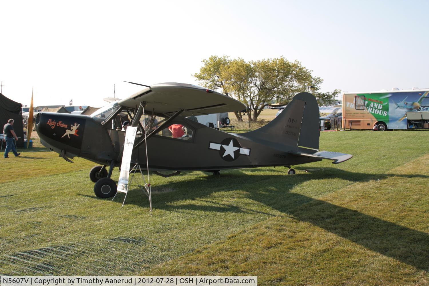 N5607V, 1944 Stinson L-5B Sentinel C/N 2946, 1944 Stinson L-5B, c/n: 2946