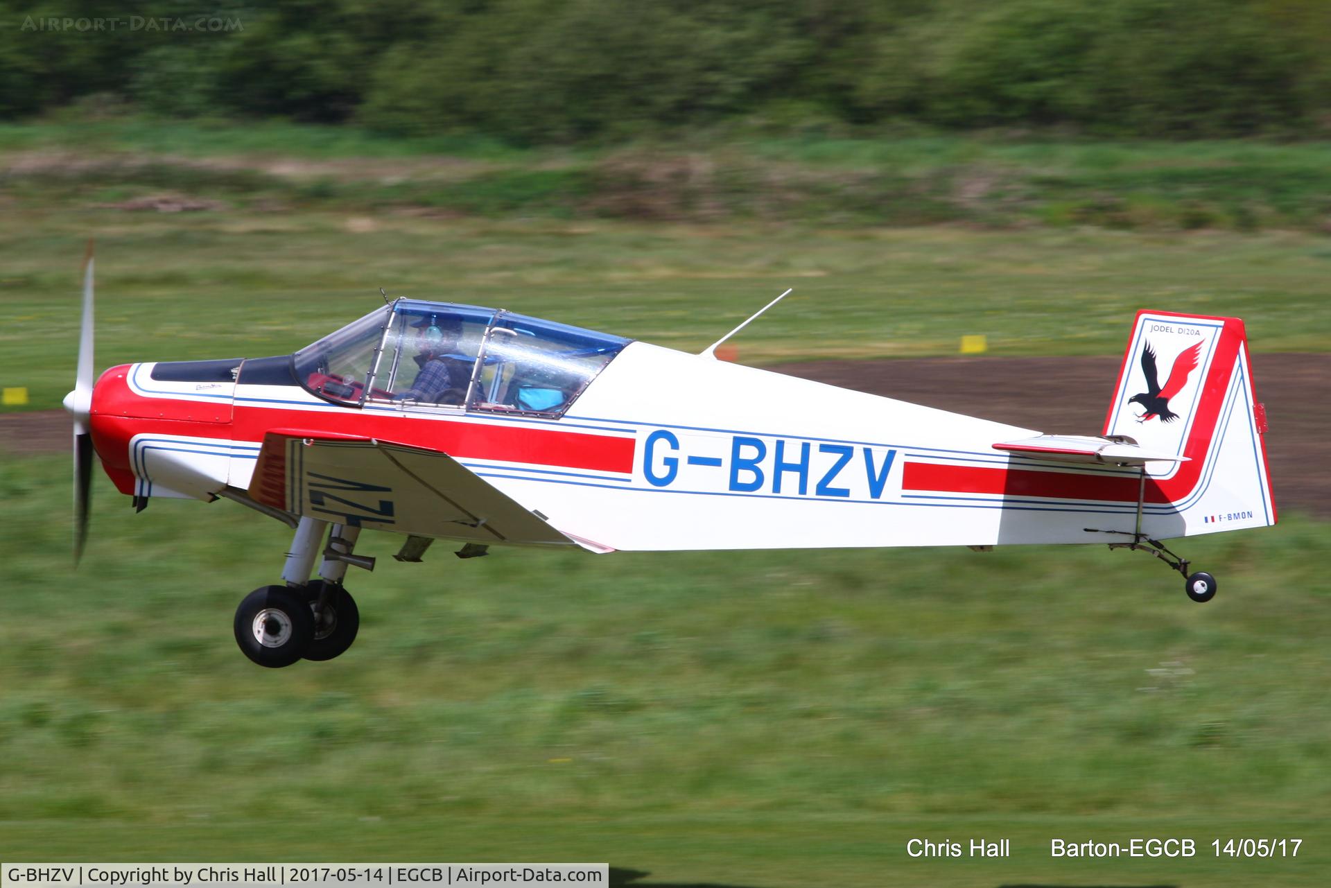 G-BHZV, 1965 Jodel D-120A C/N 278, at Barton