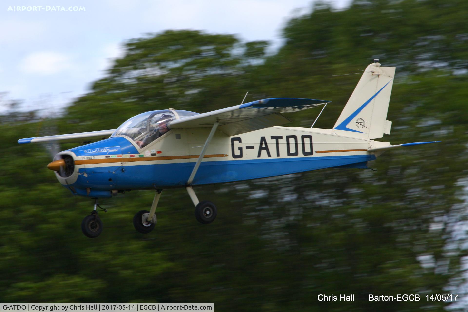 G-ATDO, 1965 Bolkow Bo-208C Junior C/N 576, at Barton