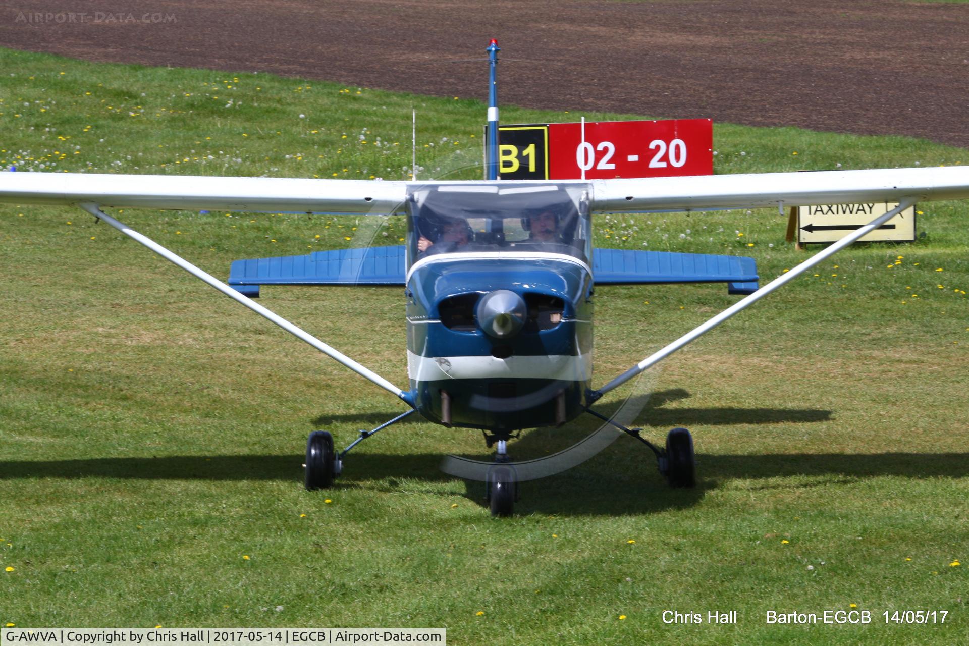 G-AWVA, 1968 Reims F172H Skyhawk C/N 0597, at Barton