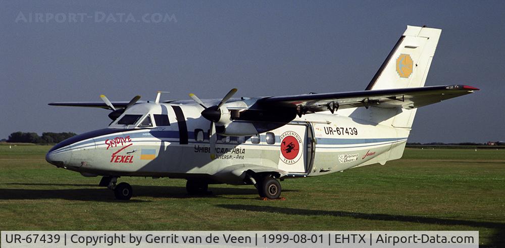 UR-67439, 1984 Let L-410UVP Turbolet C/N 841204, Early morning shot at Texel airfield