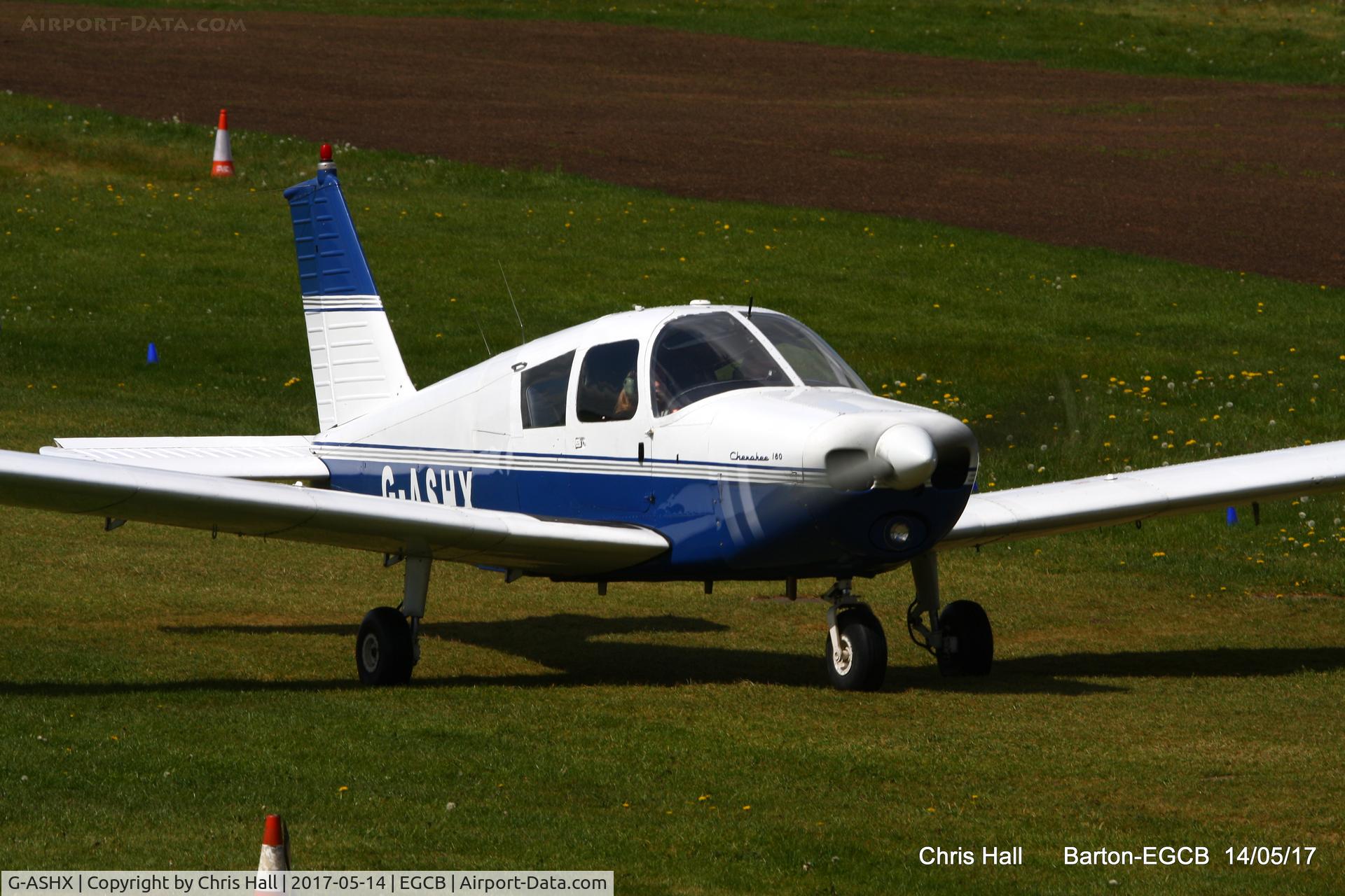G-ASHX, 1963 Piper PA-28-180 Cherokee C/N 28-1266, at Barton