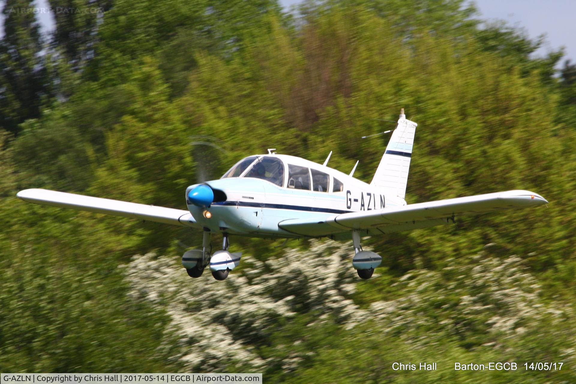 G-AZLN, 1971 Piper PA-28-180 Cherokee C/N 28-7105210, at Barton