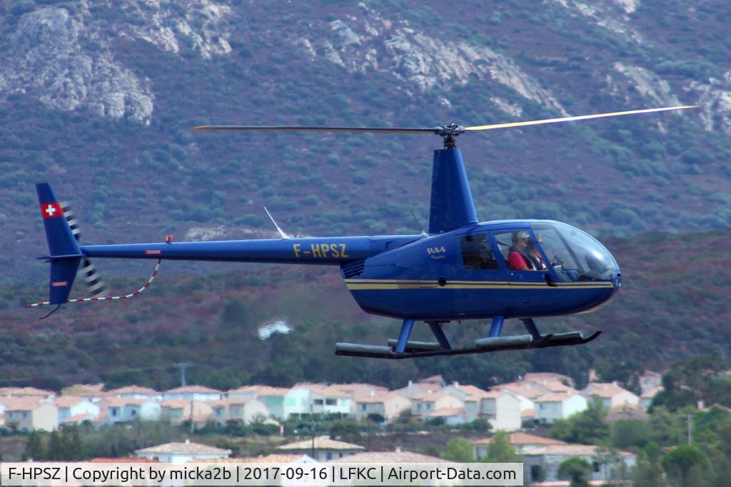F-HPSZ, Robinson R44  Raven C/N 986, Landing