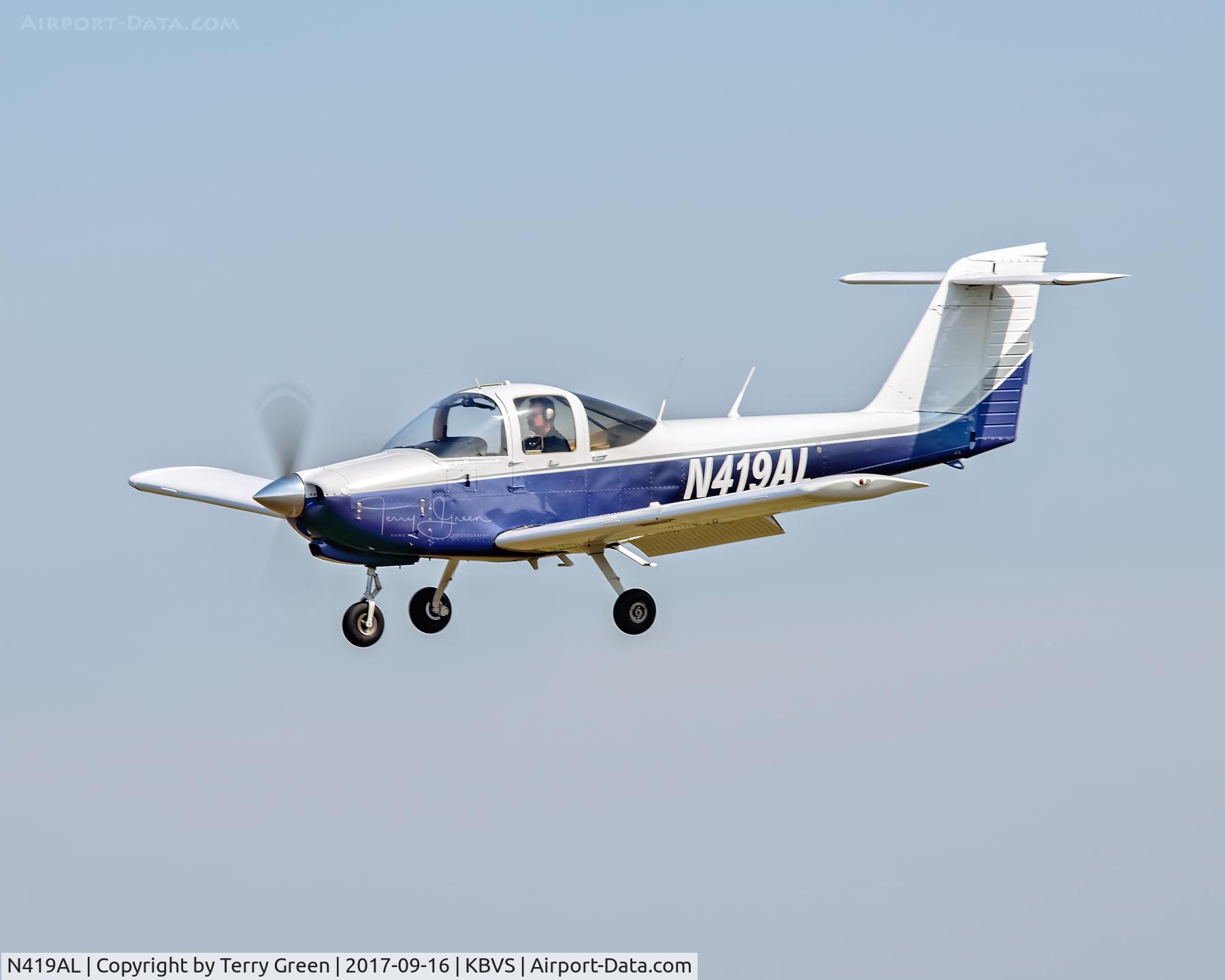 N419AL, 1978 Piper PA-38-112 Tomahawk Tomahawk C/N 38-78A0401, KBVS