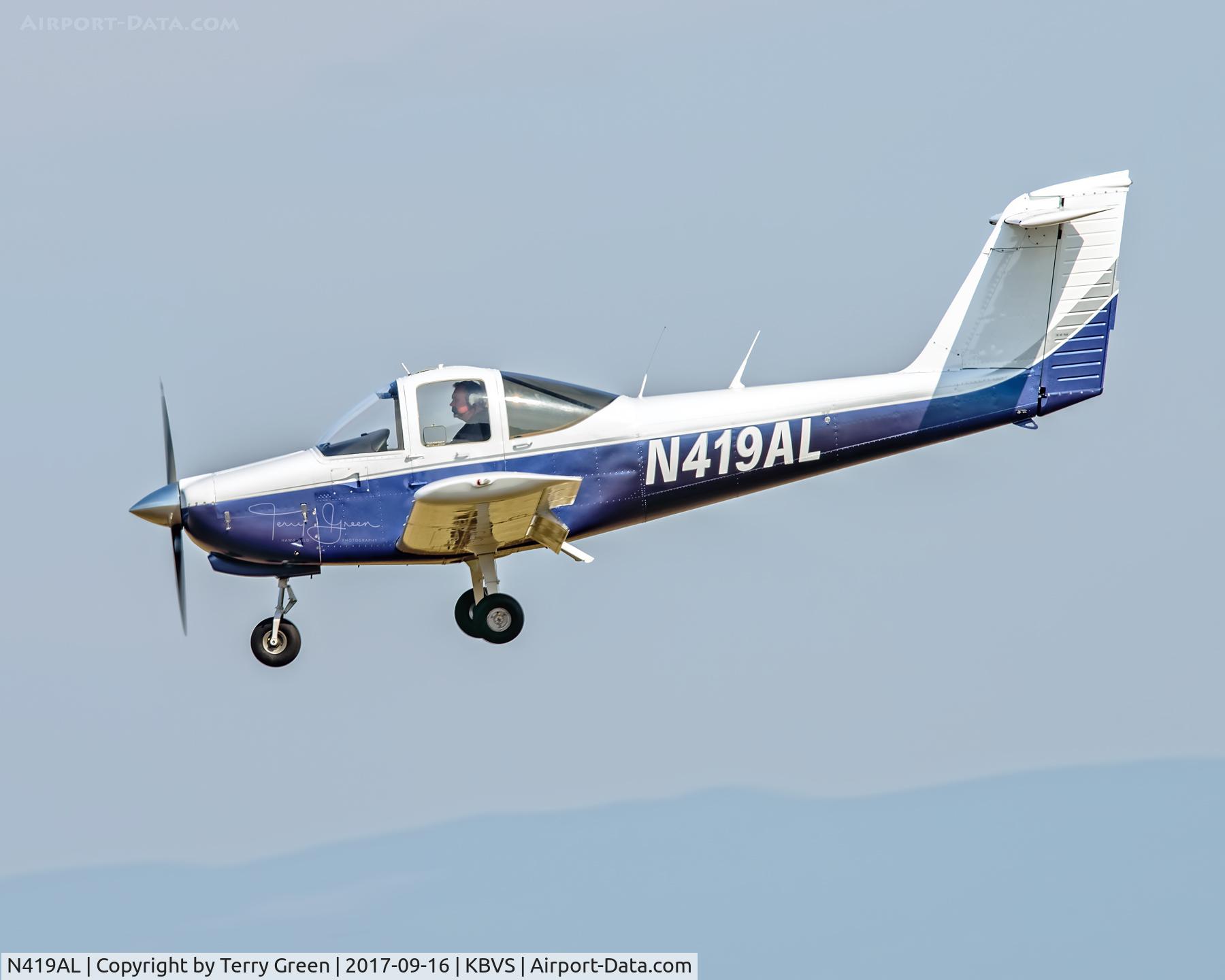 N419AL, 1978 Piper PA-38-112 Tomahawk Tomahawk C/N 38-78A0401, KBVS