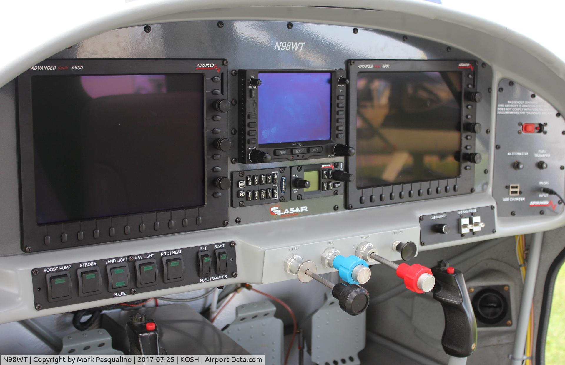 N98WT, 2007 Glasair GS-2 Sportsman C/N 7179, GS-2 Sportsman