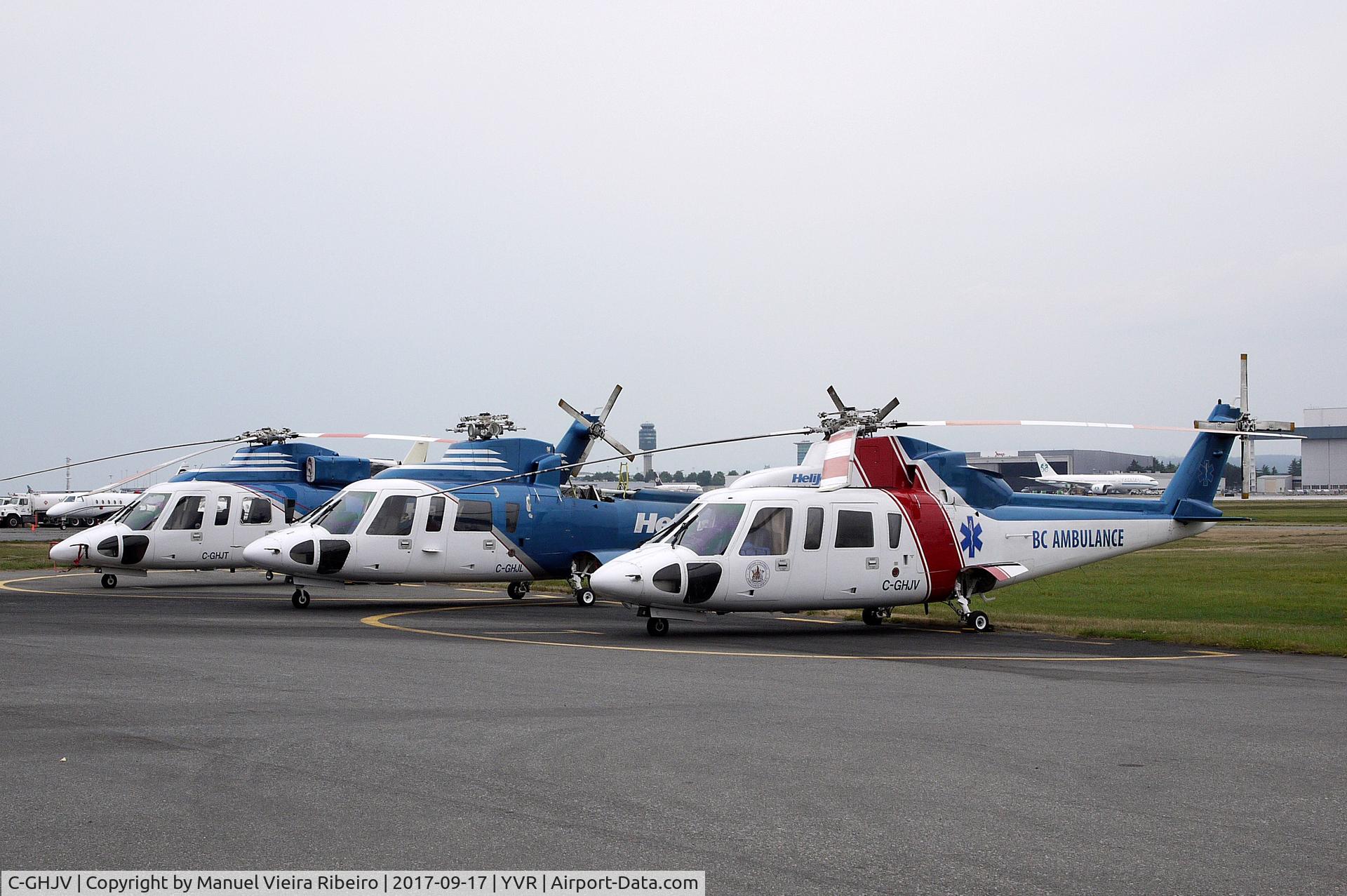 C-GHJV, 1981 Sikorsky S-76A C/N 760167, Helijet fleet at YVR