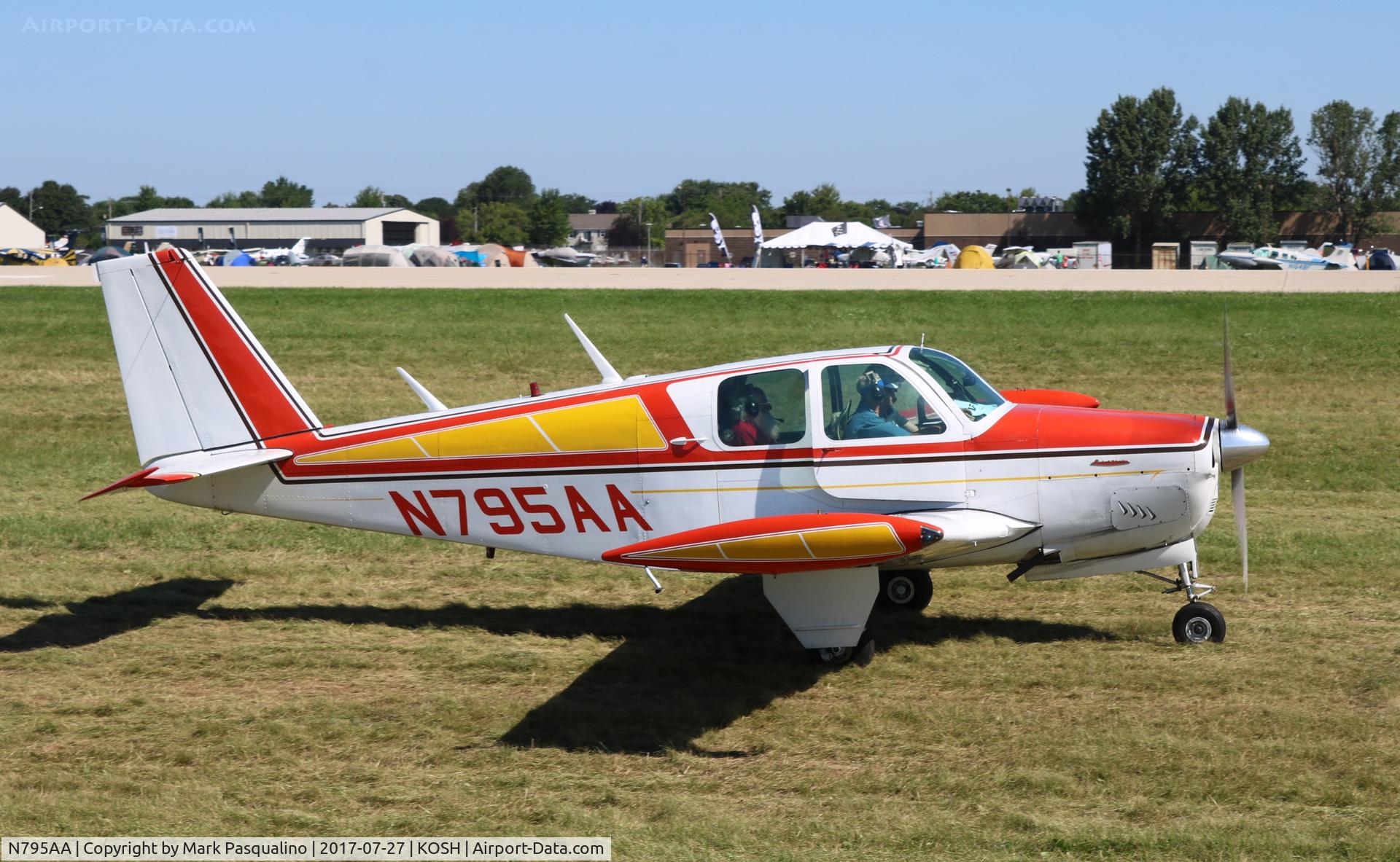 N795AA, 1959 Beech 35-33 Debonair C/N CD-29, Beech 33