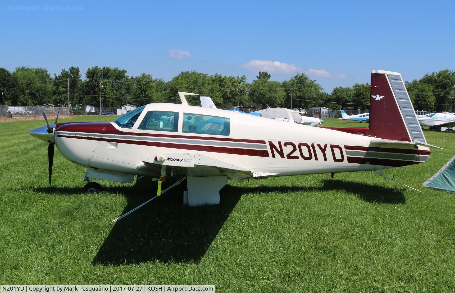 N201YD, 1978 Mooney M20J 201 C/N 24-0510, Mooney M20J