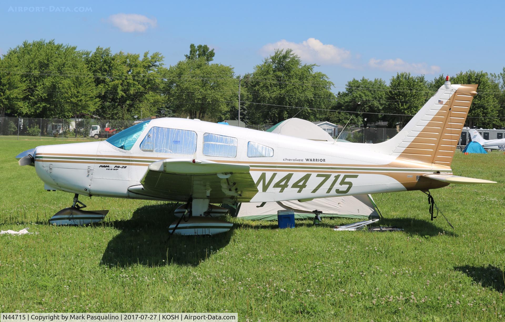 N44715, 1974 Piper PA-28-151 C/N 28-7515014, Piper PA-28-151