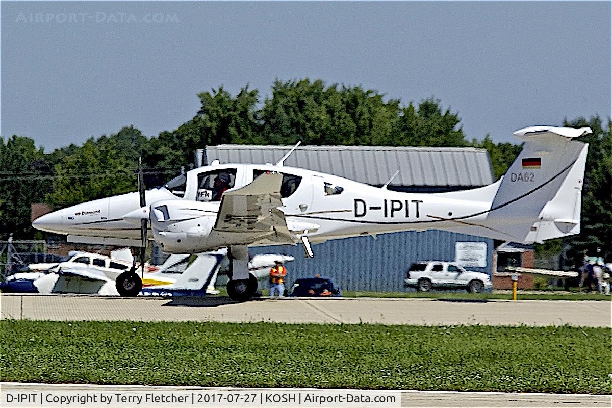 D-IPIT, 2016 Diamond DA-62 C/N 62.028, At 2017 EAA AirVenture at Oshkosh