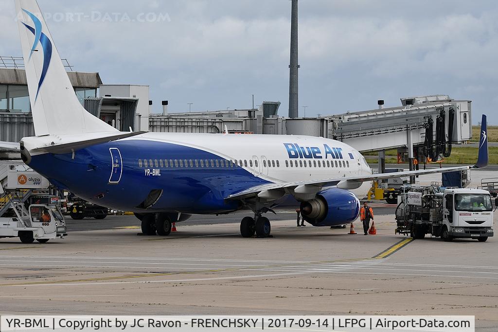 YR-BML, 2010 Boeing 737-82R C/N 40697, Blue Air LO331/332 from and to Warsaw (WAW)