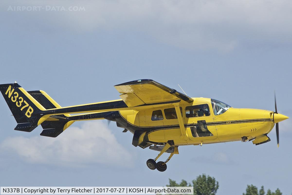 N337B, 1967 Cessna T337C Turbo Super Skymaster C/N 337-0775, At 2017 EAA AirVenture at Oshkosh