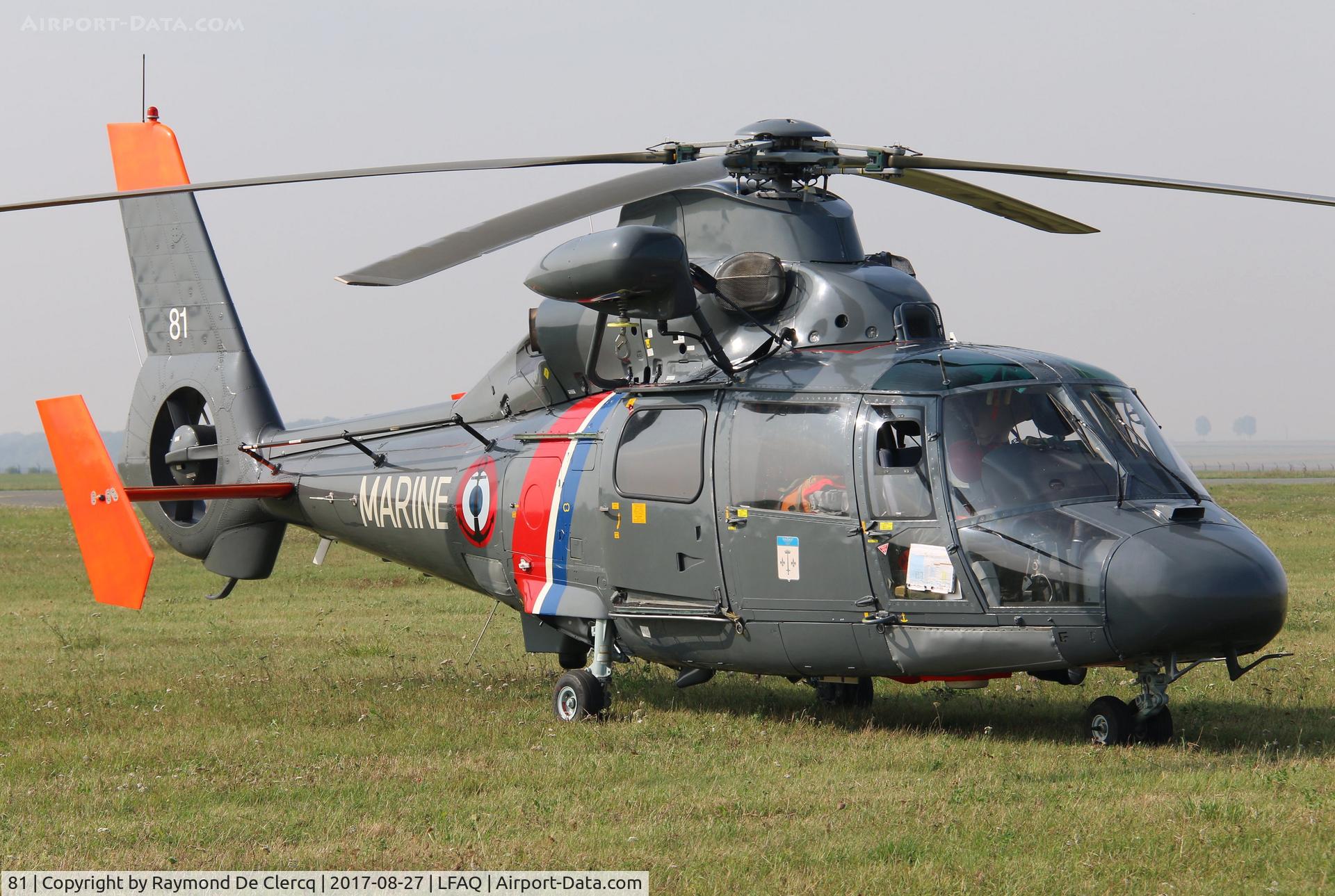 81, Aerospatiale AS-365N Dauphin C/N 6081, Airshow Albert.