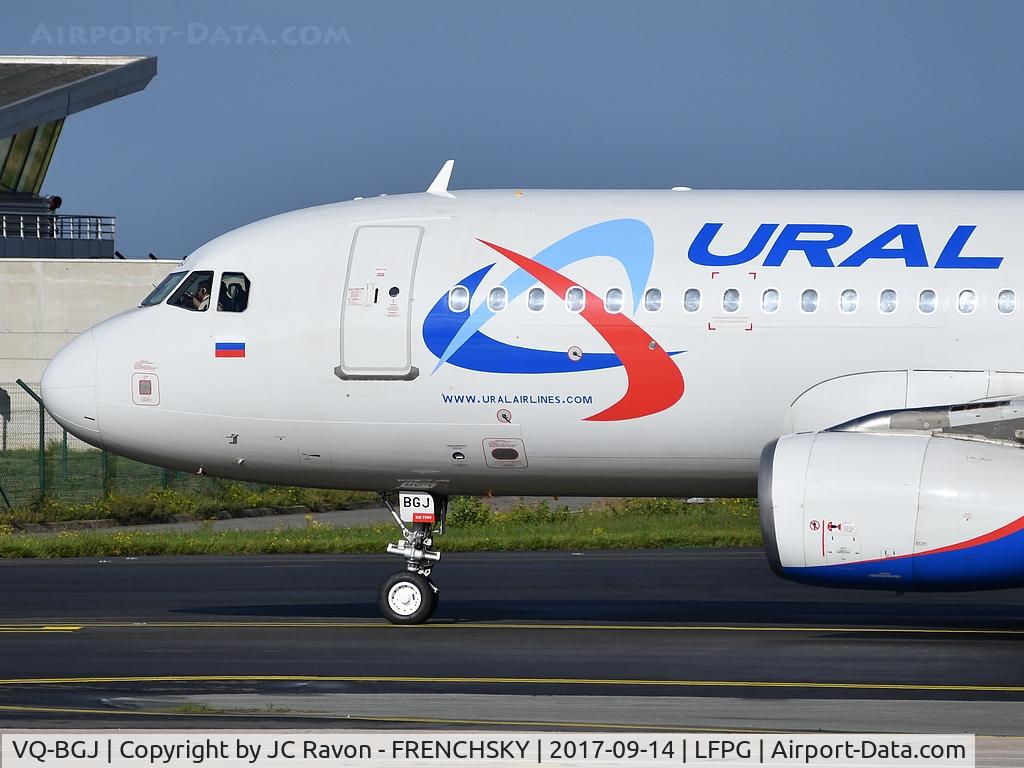 VQ-BGJ, 2005 Airbus A320-232 C/N 2376, Ural Airlines U6709 from Yekaterinburg (SVX)