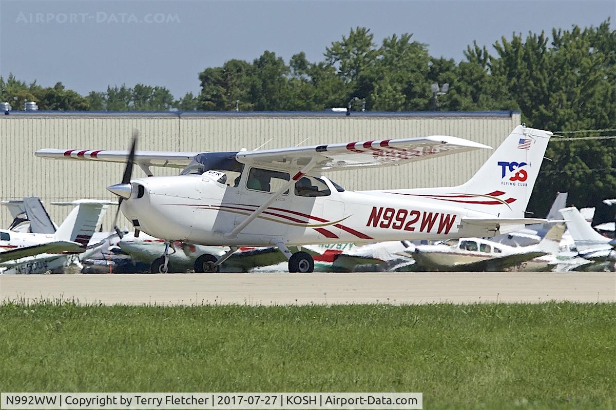 N992WW, 1999 Cessna 172R C/N 17280717, At 2017 EAA AirVenture at Oshkosh