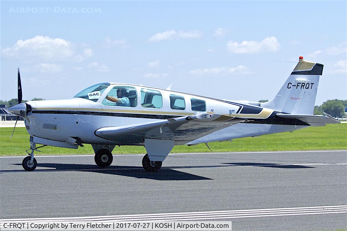 C-FRQT, 1994 Beech A36 Bonanza 36 C/N E-2861, At 2017 EAA AirVenture at Oshkosh