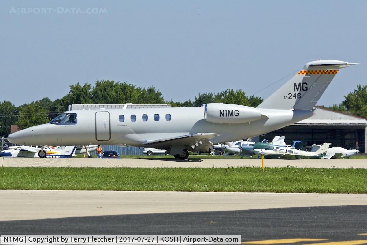 N1MG, 2017 Cessna 525C CitationJet CJ4 CitationJet CJ4 C/N 525C-0246, At 2017 EAA AirVenture at Oshkosh