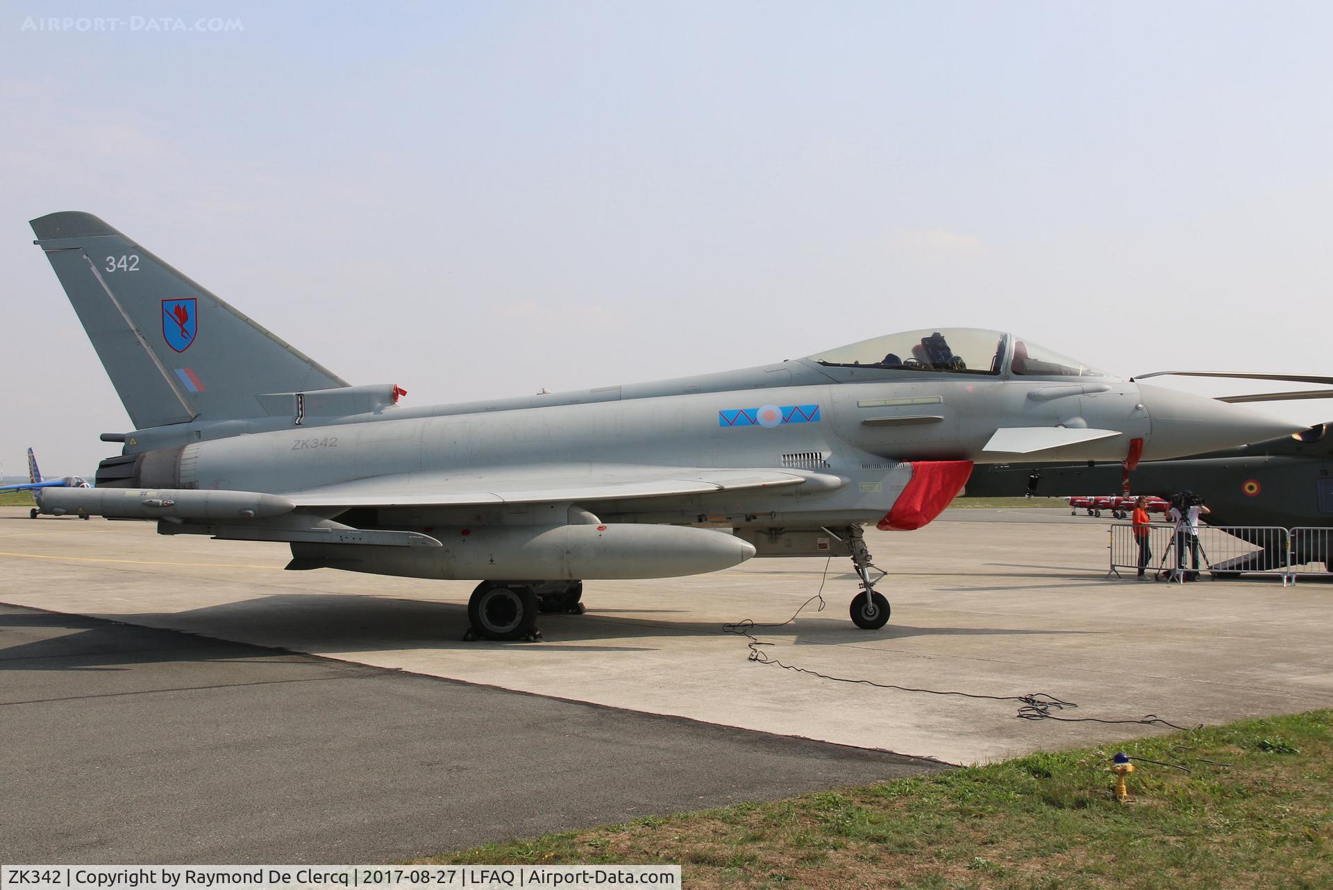 ZK342, 2012 Eurofighter EF-2000 Typhoon FGR4 C/N BS103/379, Airshow Albert.