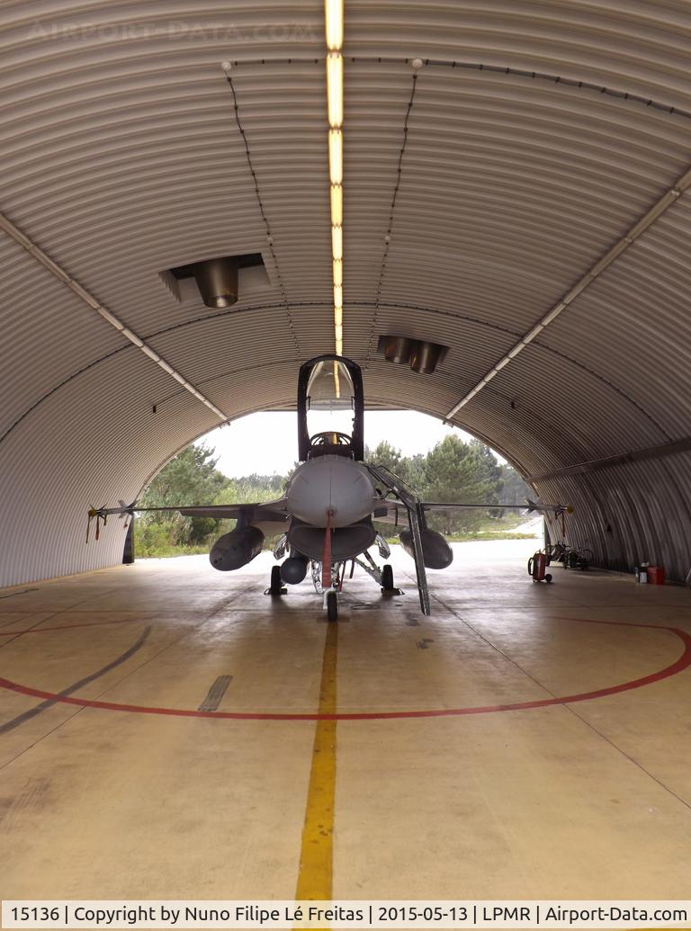 15136, 1983 General Dynamics F-16AM Fighting Falcon C/N 61-634/M17-20, Inside the Q.R.A. hangar.