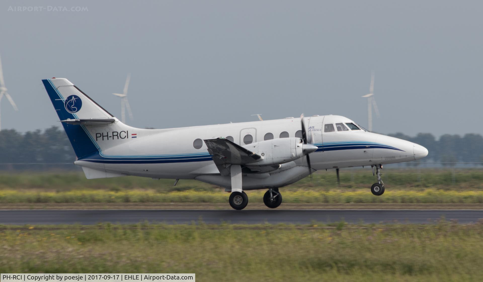 PH-RCI, 1989 British Aerospace BAe-3102 Jetstream 31 C/N 848, Departing Lelystad after maintenance.
