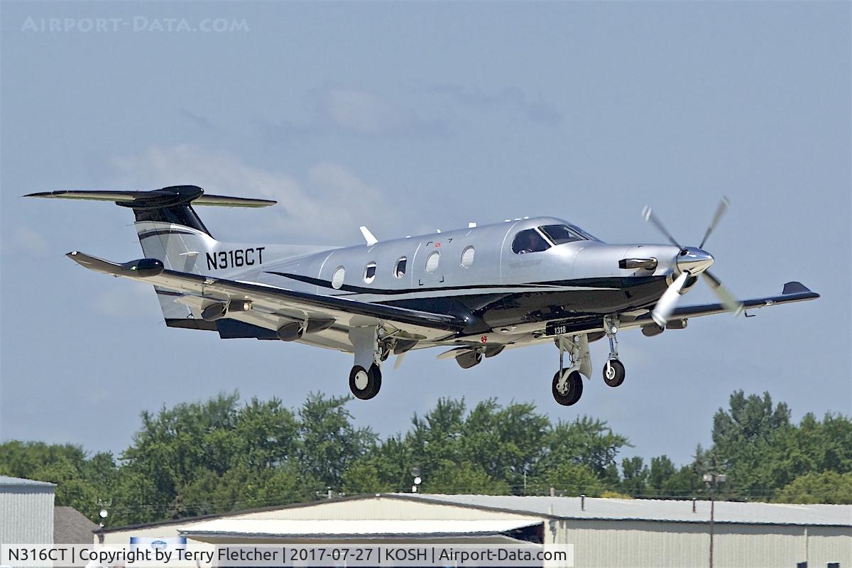 N316CT, 2011 Pilatus PC-12/47E C/N 1318, At 2017 EAA AirVenture at Oshkosh