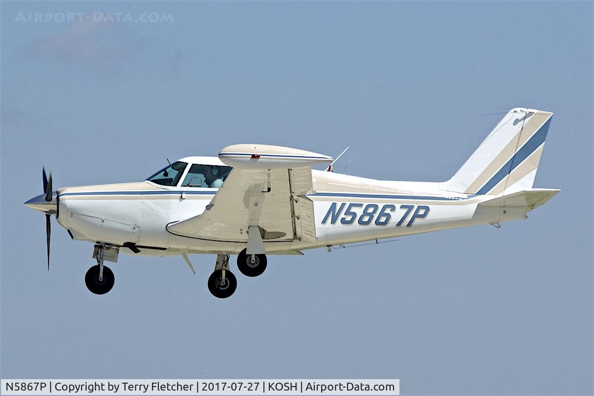 N5867P, 1959 Piper PA-24-250 Comanche C/N 24-950, At 2017 EAA AirVenture at Oshkosh