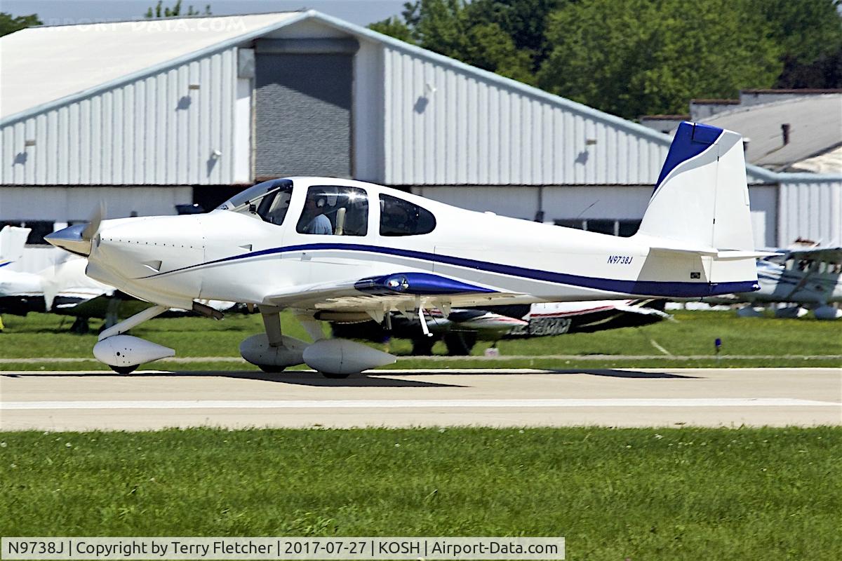 N9738J, Vans RV-10 C/N 40296, At 2017 EAA AirVenture at Oshkosh