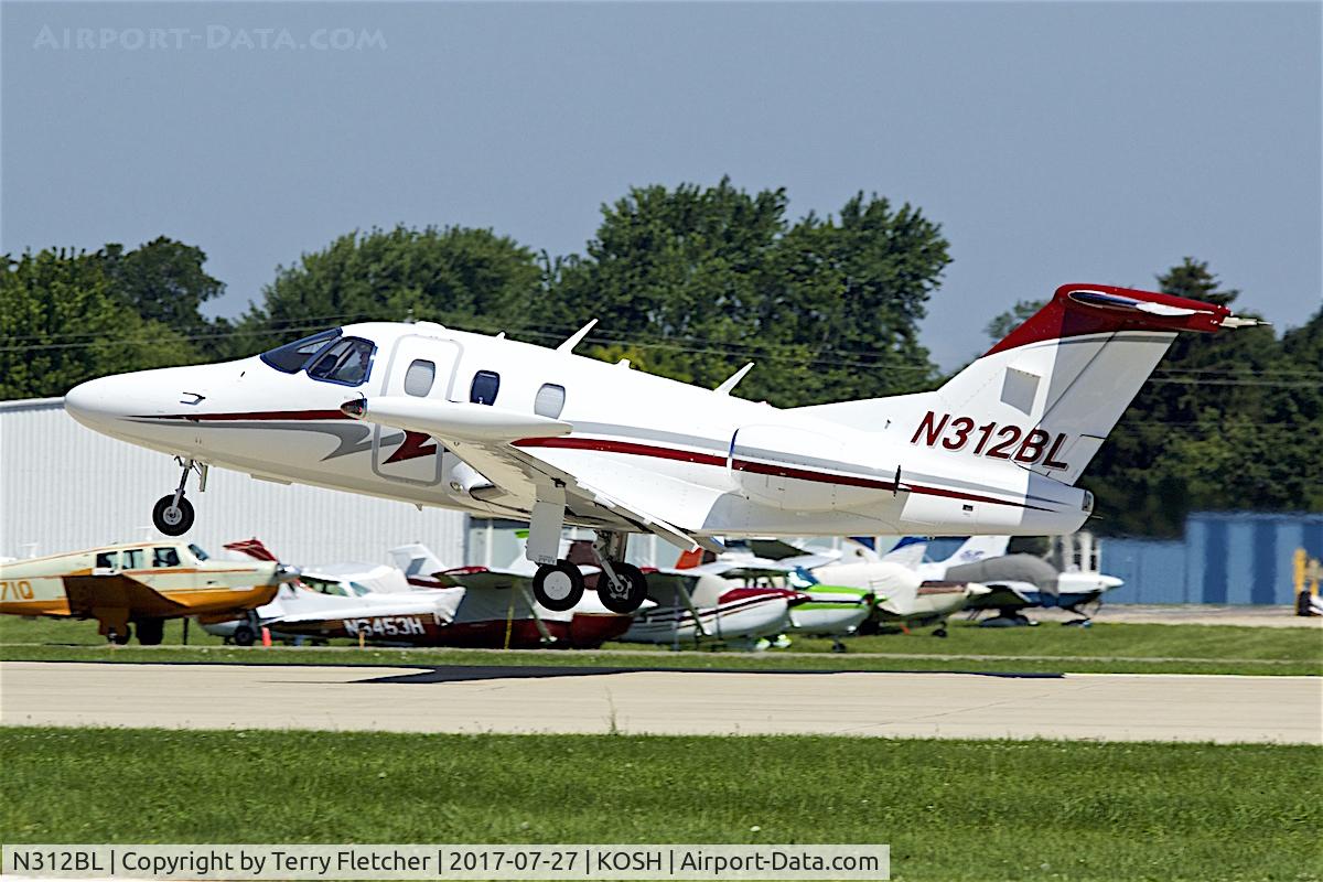 N312BL, 2007 Eclipse Aviation Corp EA500 C/N 000020, At 2017 EAA AirVenture at Oshkosh