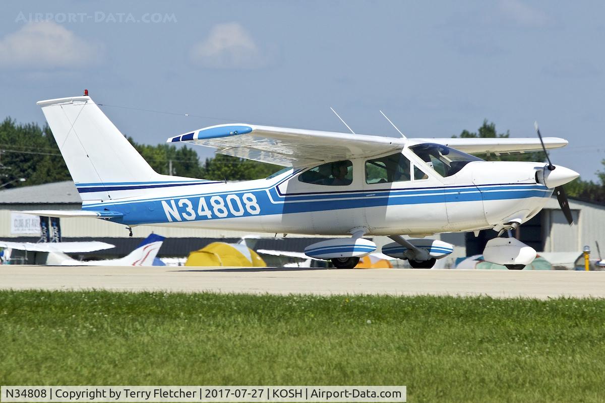 N34808, 1973 Cessna 177B Cardinal C/N 17702016, At 2017 EAA AirVenture at Oshkosh