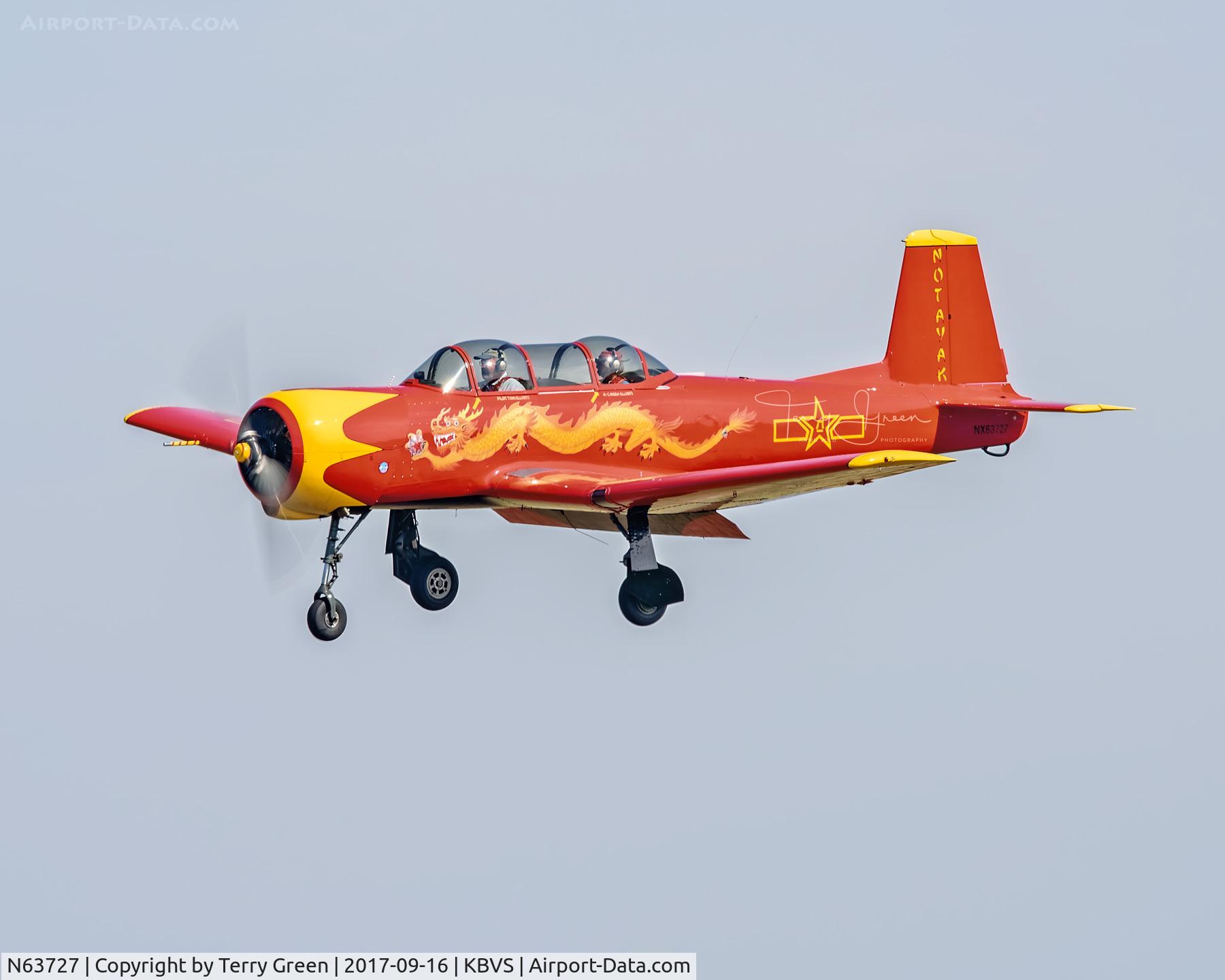 N63727, 1977 Nanchang CJ-6A C/N 1832035, KBVS