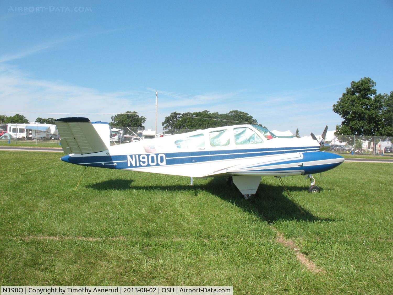 N190Q, 1964 Beech S35 Bonanza C/N D-7551, 1964 Beech S35, c/n: D-7551