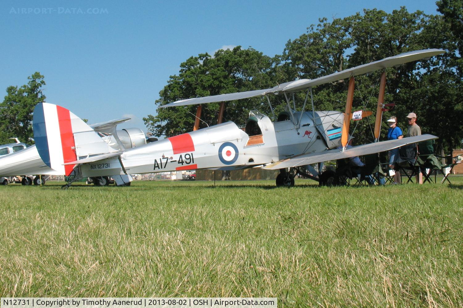 N12731, 1942 De Havilland Australia DH-82A Tiger Moth C/N DHA914, 1942 De Havilland Australia DH-82A Tiger Moth, c/n: DHA914