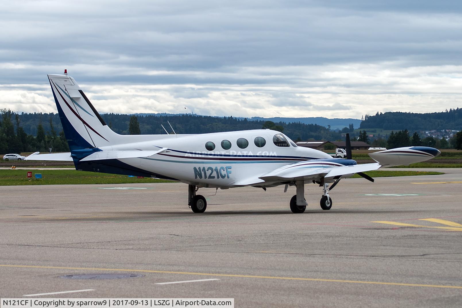 N121CF, 1973 Cessna 340 C/N 340-0180, at Grenchen