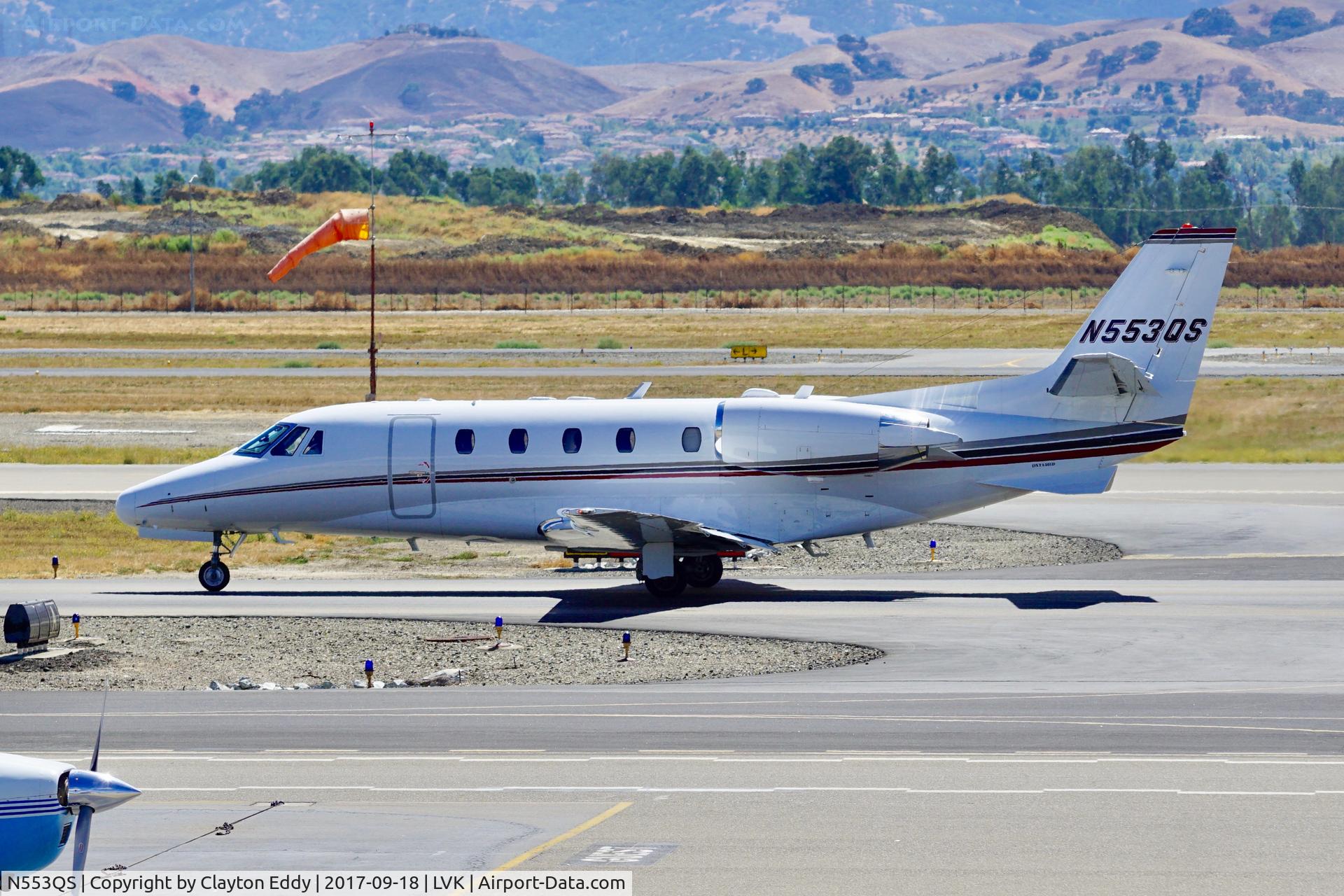 N553QS, 2004 Cessna 560XL Citation Excel C/N 560-5372, Livermore Airport California. 2017.