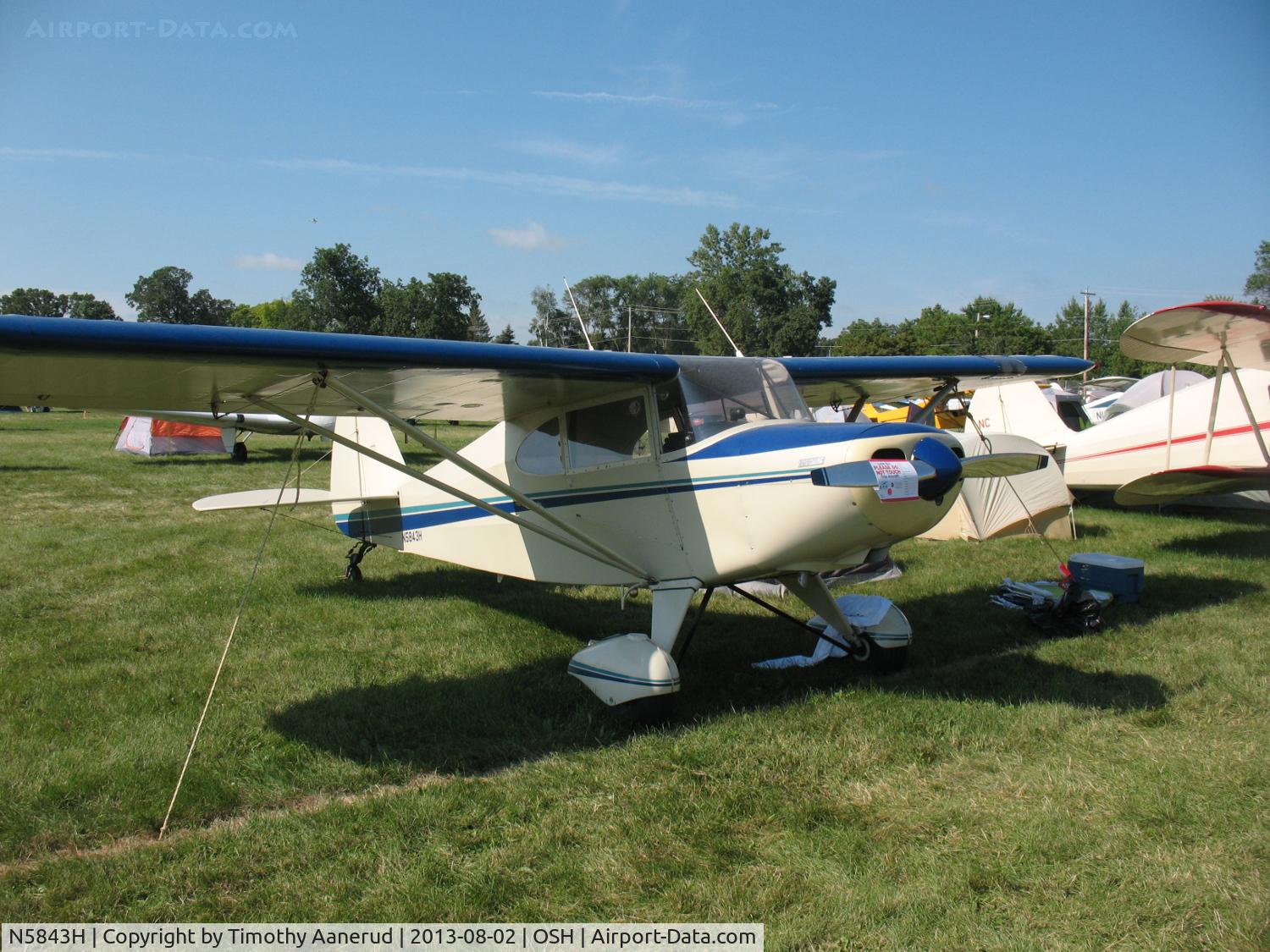 N5843H, 1949 Piper PA-16 Clipper C/N 16-461, 1949 Piper PA-16, c/n: 16-461