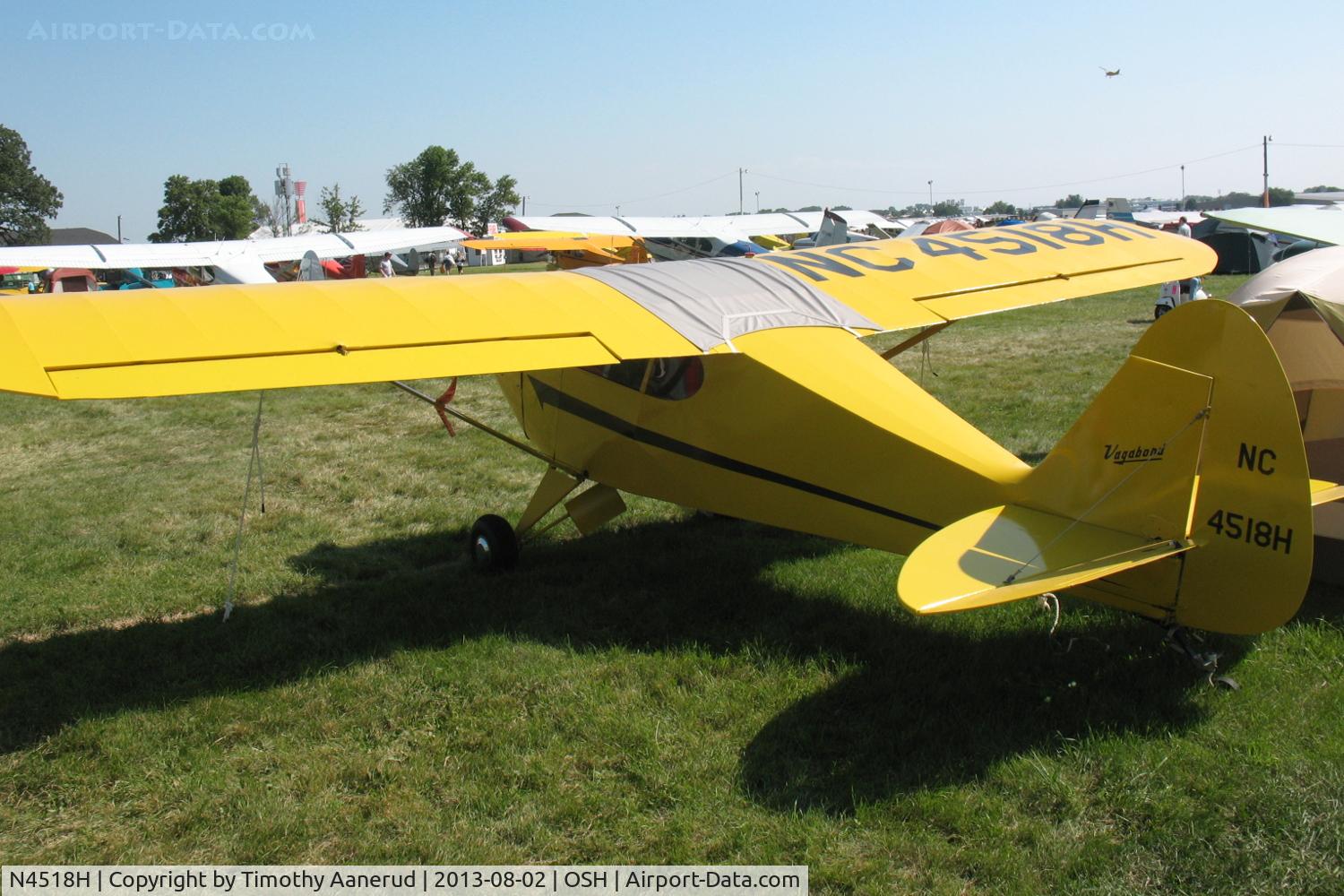 N4518H, 1948 Piper PA-15 Vagabond Vagabond C/N 15-292, Piper PA-15 Vagabond, c/n: 15292