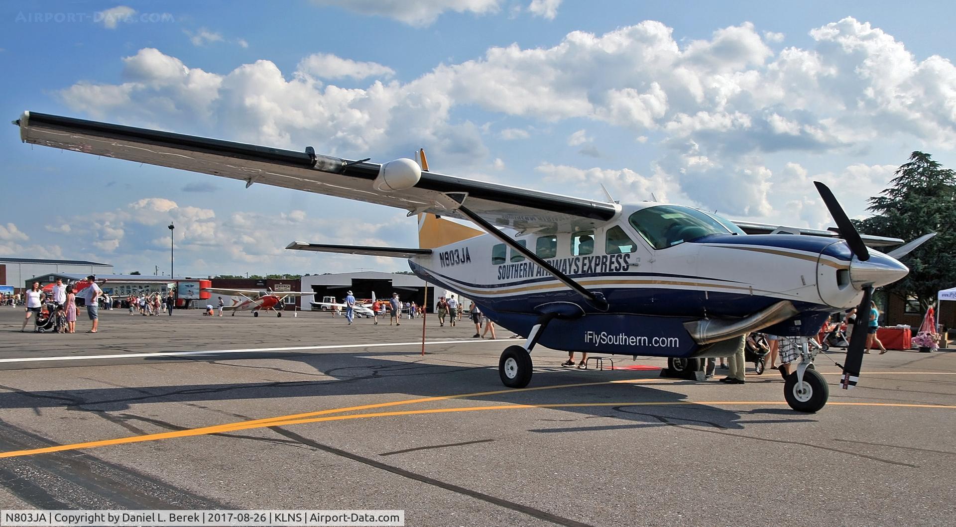 N803JA, 1985 Cessna 208A Cargomaster C/N 20800016, Southern Airways Express graciously opened this aircraft up to attendees of a recent airshow in Lancaster, PA.