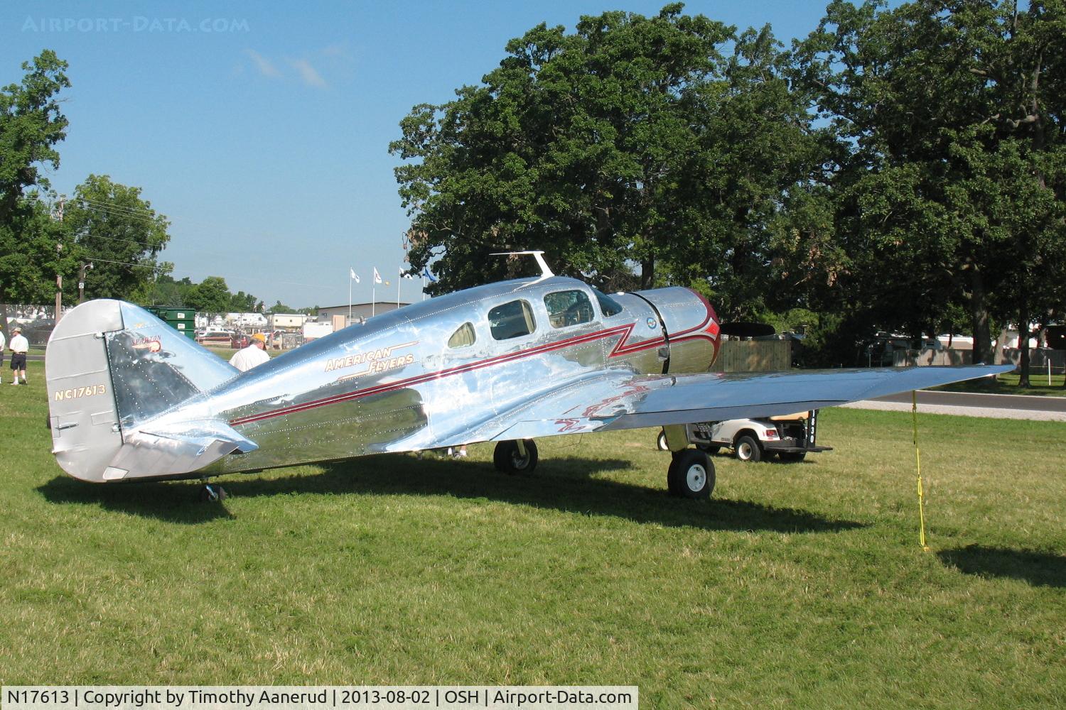 N17613, 1937 Spartan 7W Executive C/N 12, 1937 Spartan 7W, c/n: 12