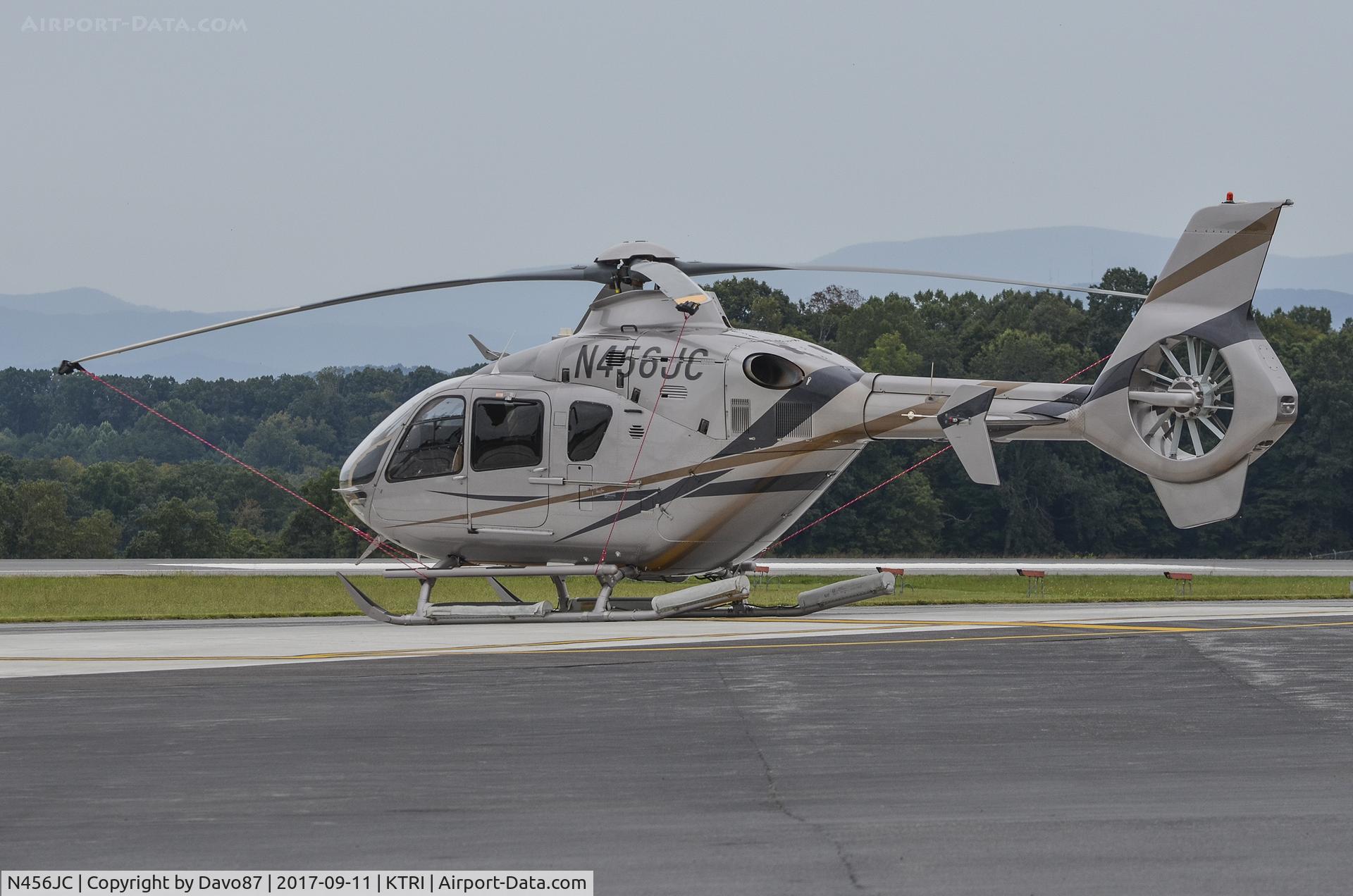 N456JC, 2001 Eurocopter EC-135T-1 C/N 0186, Parked at Tri-Cities Airport.