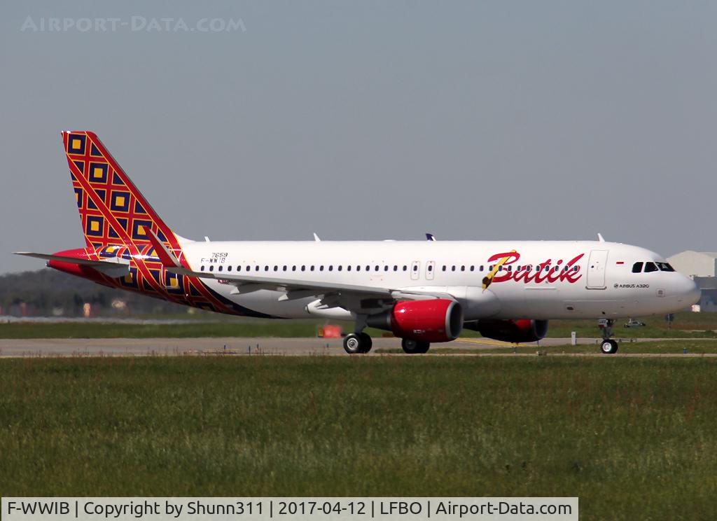 F-WWIB, 2017 Airbus A320-214 C/N 7659, C/n 7659 - To be PK-LUU