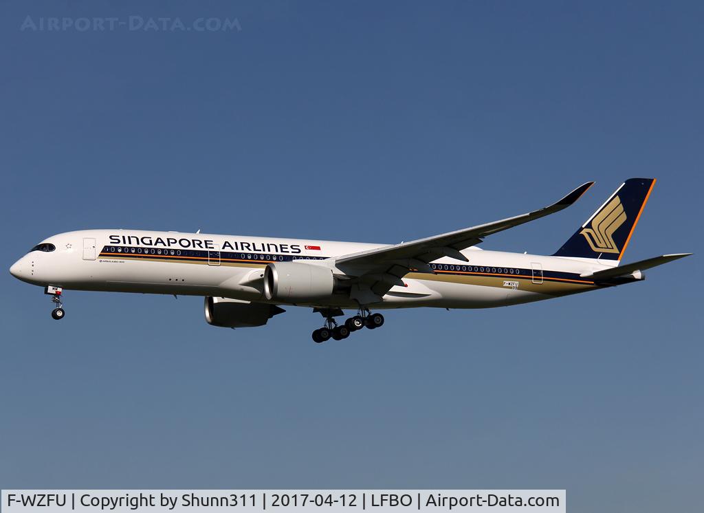 F-WZFU, 2017 Airbus A350-941 C/N 099, C/n 0099 - To be 9V-SMM