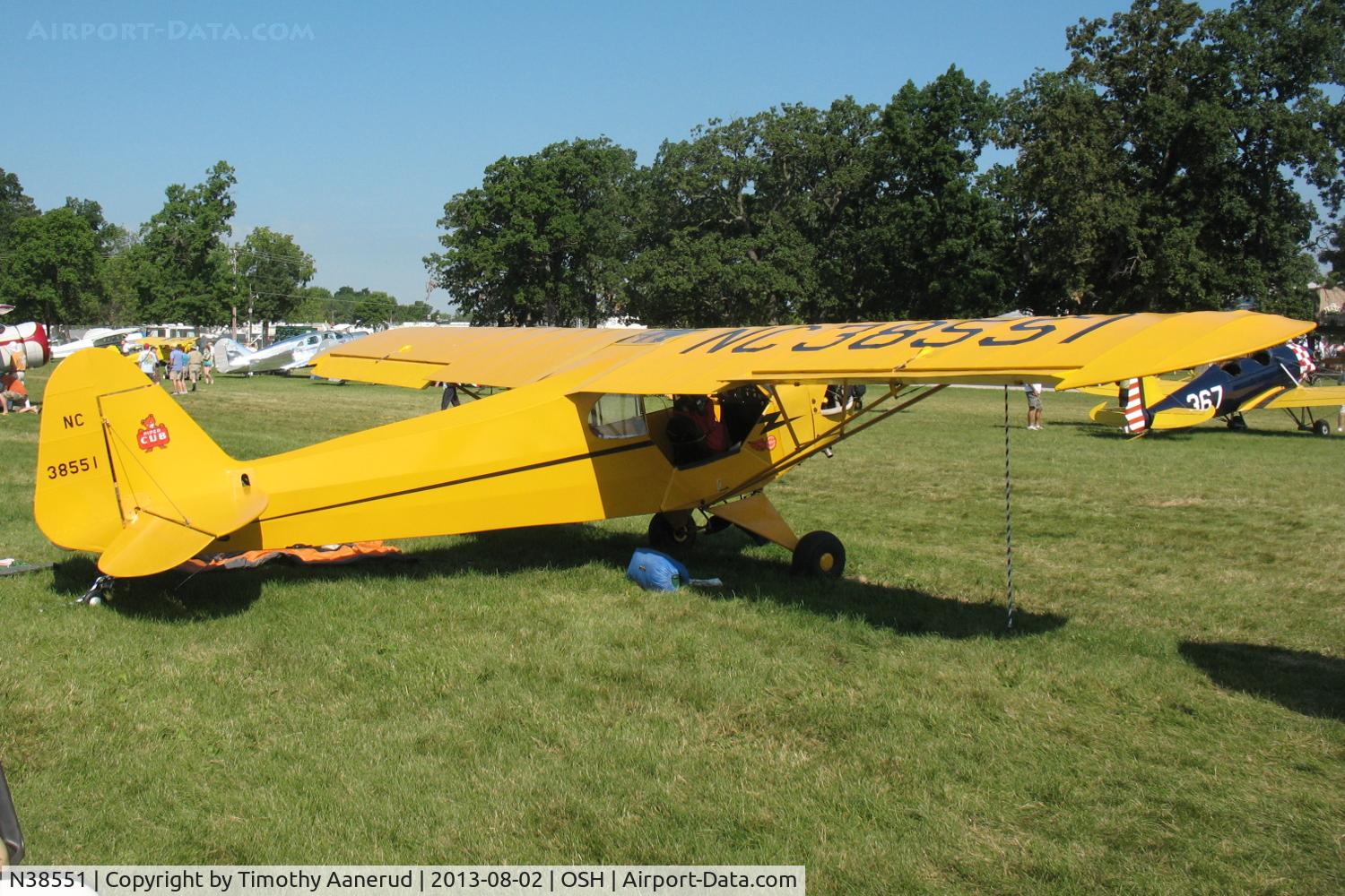 N38551, 1941 Piper J3L-65 Cub Cub C/N 7118, 1941 Piper J3L-65, c/n: 7118